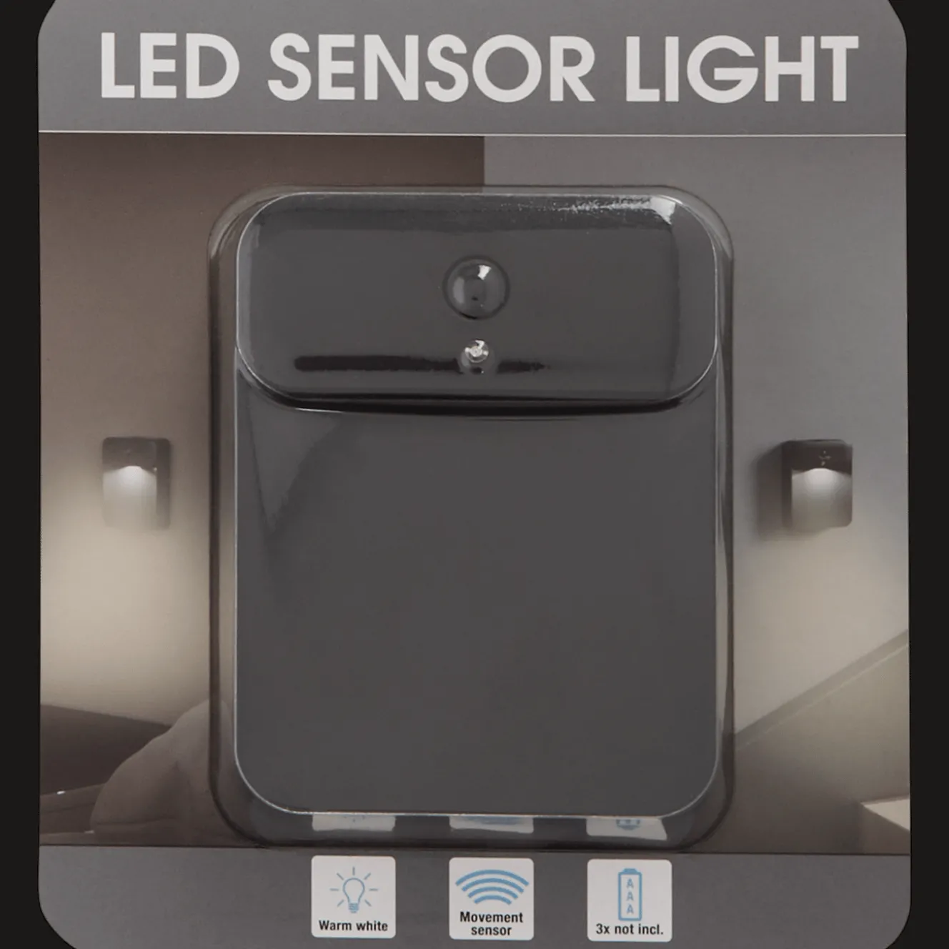 Wandlamp met sensor