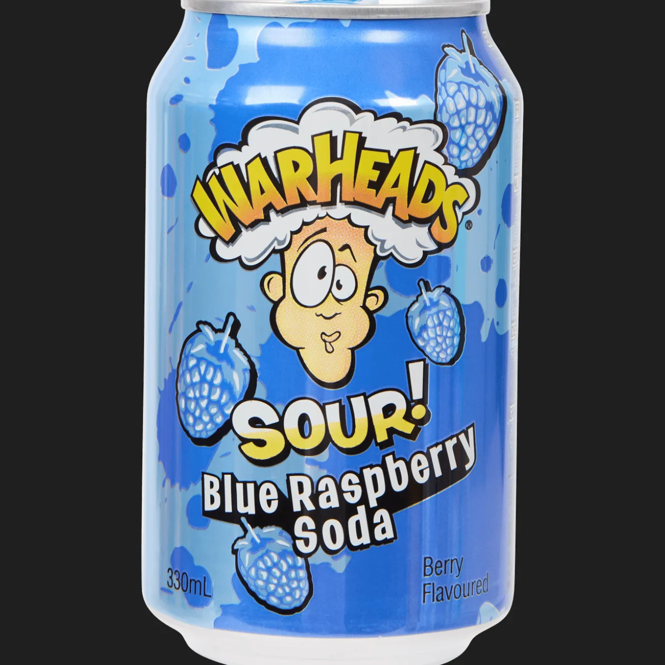 Warheads Sour soda Blue Raspberry