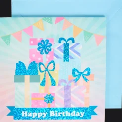 Wenskaart met muziek en licht