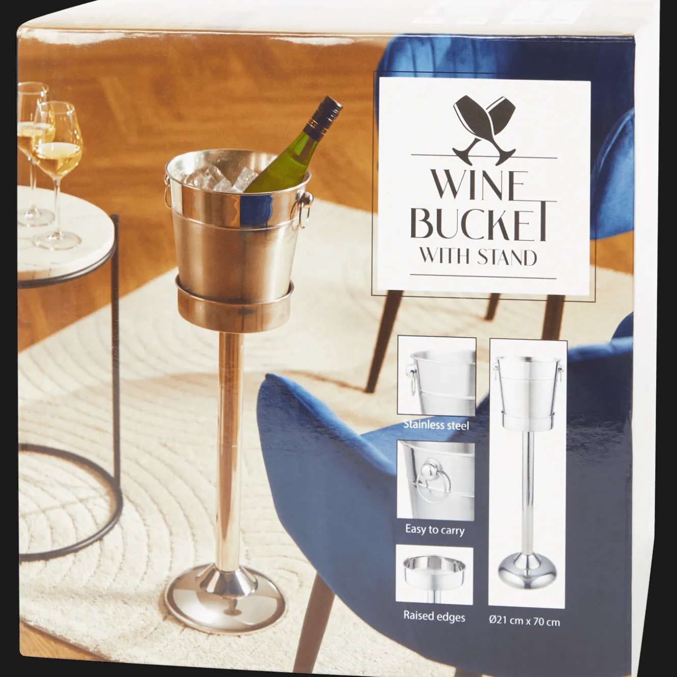 Wijnkoeler op standaard